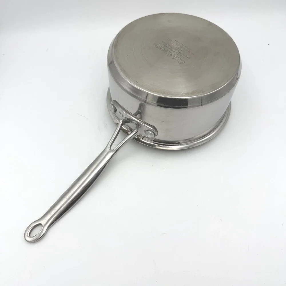 Cuisinart‎ Saucepan with Lid Kitchen 2 Qt Silver 18/10 Stainless Steel  719-18